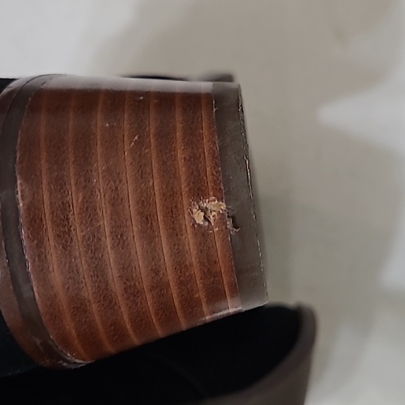 Vionic Black Suede Ankle Booties with Perforated Design size 8 - Picture 9 of 15